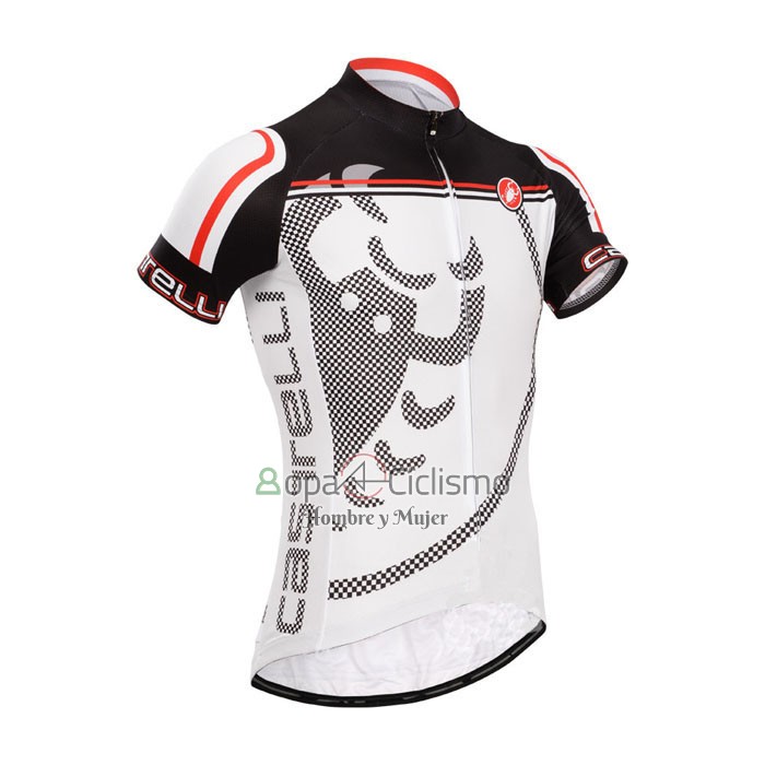 Castelli Ropa Ciclismo Culotte Corto 2014 Hombre Mangas Cortas Negro y Gris
