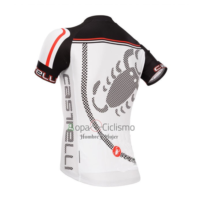 Castelli Ropa Ciclismo Culotte Corto 2014 Hombre Mangas Cortas Negro y Gris