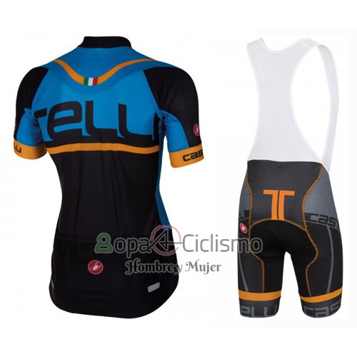 Castelli Ropa Ciclismo Culotte Corto 2016 Hombre Mangas Cortas Azul Negro