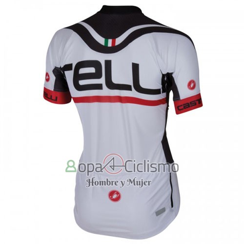 Castelli Ropa Ciclismo Culotte Corto 2016 Hombre Mangas Cortas Blanco