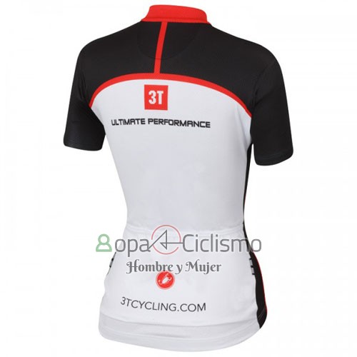 Castelli Ropa Ciclismo Culotte Corto 2016 Hombre Mangas Cortas Blanco Rojo