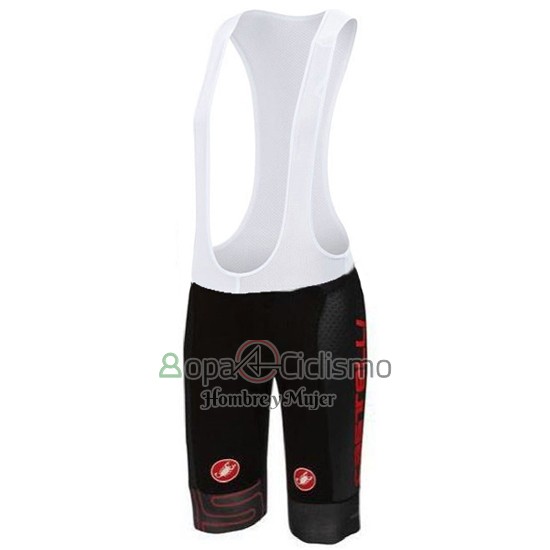 Castelli Ropa Ciclismo Culotte Corto 2016 Hombre Mangas Cortas Gris y Negro
