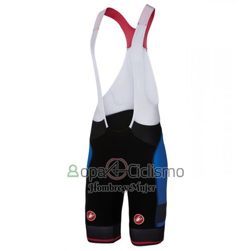 Castelli Ropa Ciclismo Culotte Corto 2016 Hombre Mangas Cortas Negro y Azur