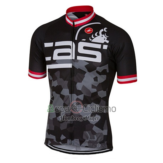 Castelli Ropa Ciclismo Culotte Corto 2017 Hombre Mangas Cortas Brillante Negro