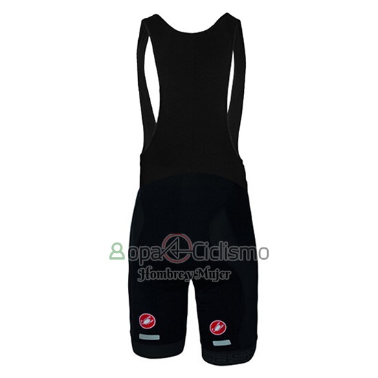Castelli Ropa Ciclismo Culotte Corto 2017 Hombre Mangas Cortas Gris y Negro