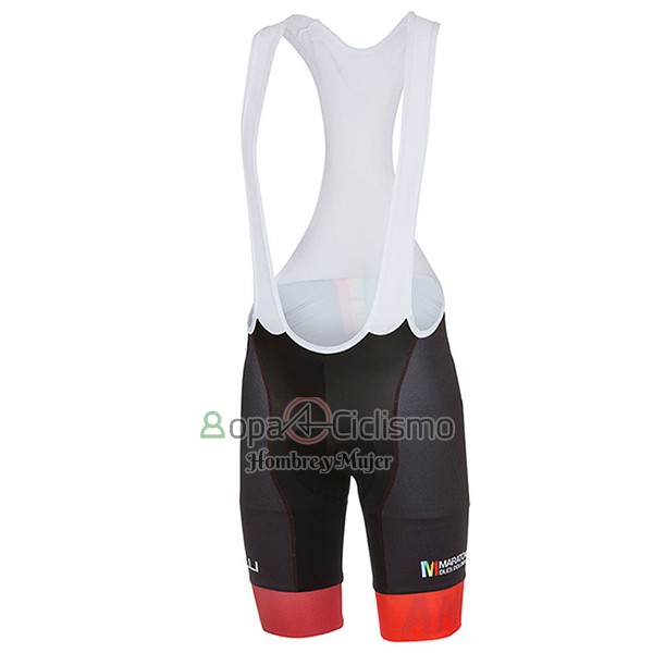 Castelli Ropa Ciclismo Culotte Corto 2017 Hombre Mangas Cortas Maratone Rojo
