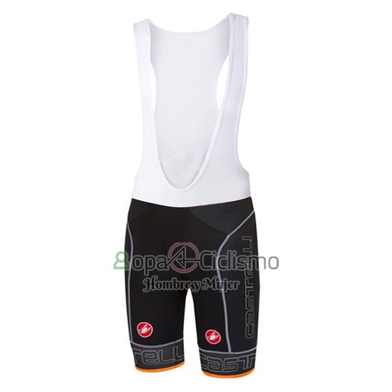 Castelli Ropa Ciclismo Culotte Corto 2017 Hombre Mangas Cortas Naranja