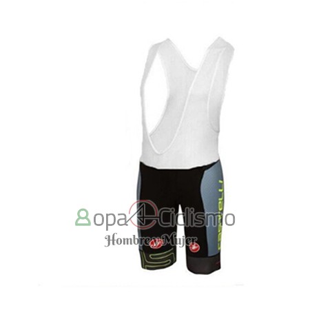 Castelli Ropa Ciclismo Culotte Corto 2017 Hombre Mangas Cortas Verde y Negro