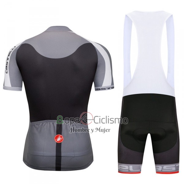 Castelli Ropa Ciclismo Culotte Corto 2018 Hombre Mangas Cortas Gris