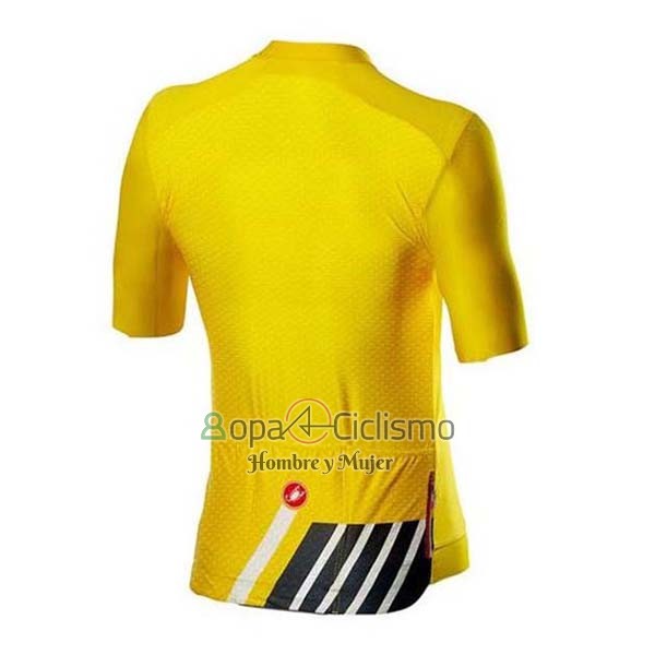 Castelli Ropa Ciclismo Culotte Corto 2020 Hombre Mangas Cortas AMarillo Negro