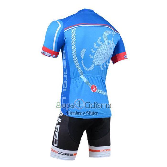 Castelli Ropa Ciclismo Culotte Corto 2020 Hombre Mangas Cortas Azul