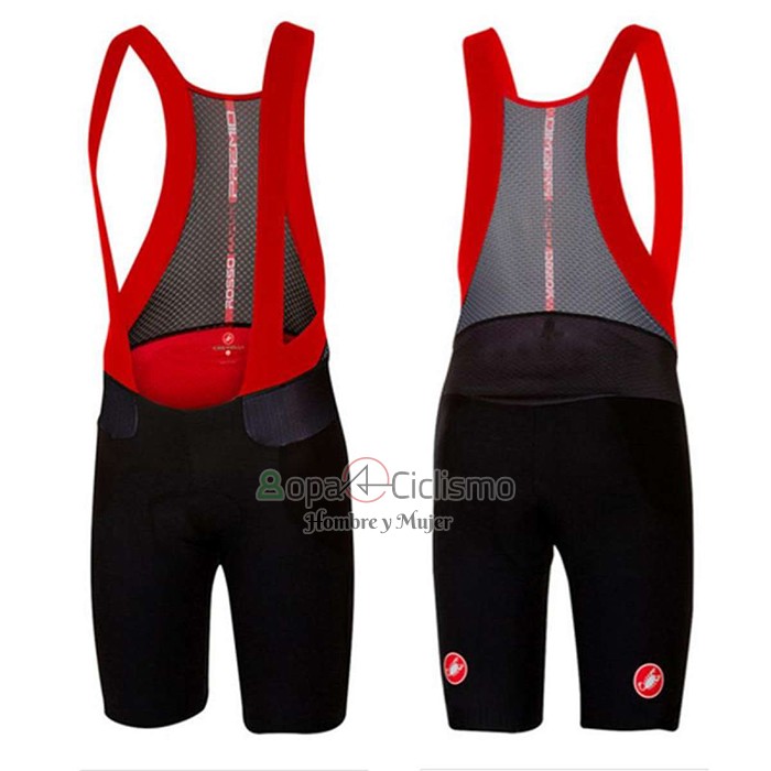 Castelli Ropa Ciclismo Culotte Corto 2020 Hombre Mangas Cortas Rojo