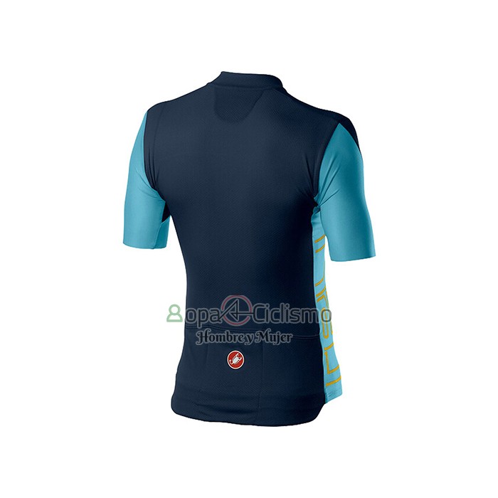 Castelli Ropa Ciclismo Culotte Corto 2021 Hombre Mangas Cortas APagado Azul