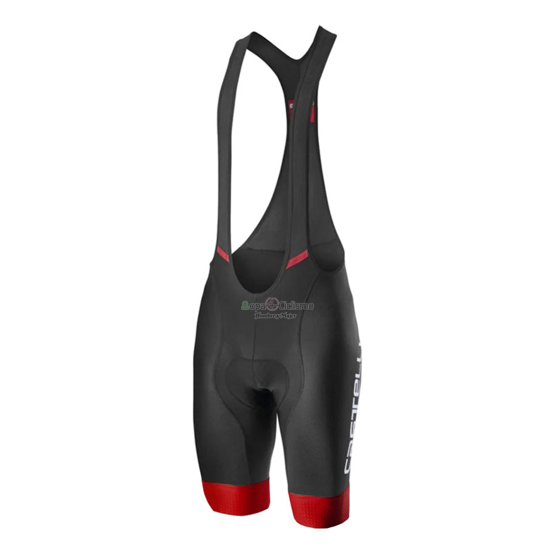 Castelli Ropa Ciclismo Culotte Corto 2021 Hombre Mangas Cortas APagado Rojo