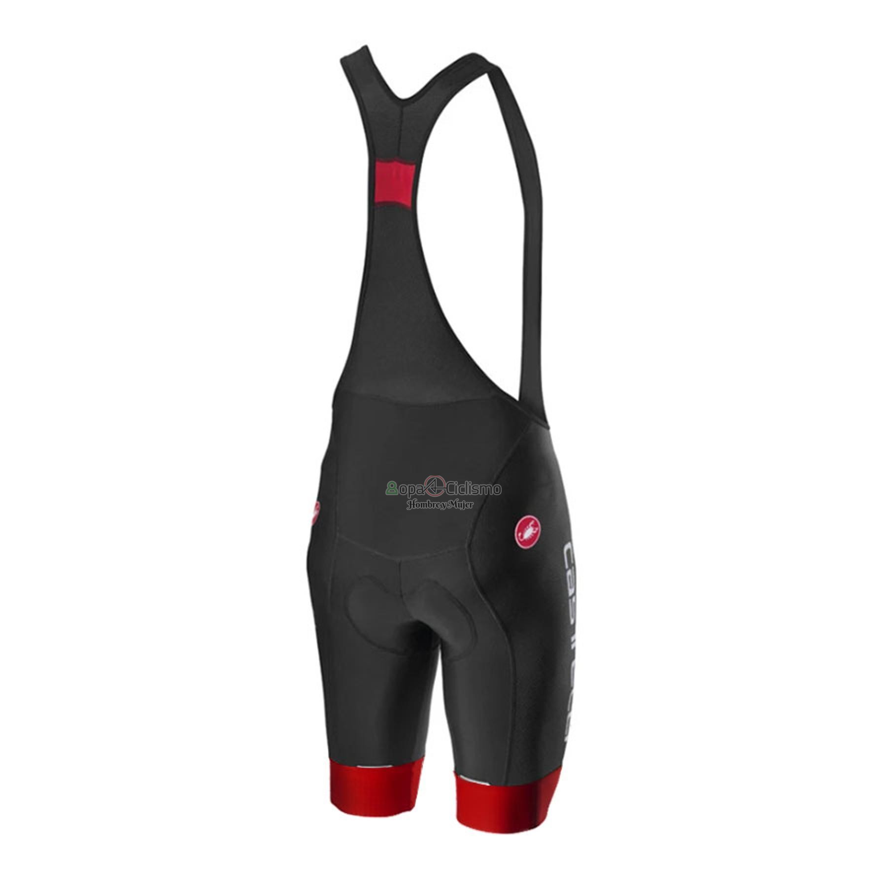 Castelli Ropa Ciclismo Culotte Corto 2021 Hombre Mangas Cortas APagado Rojo