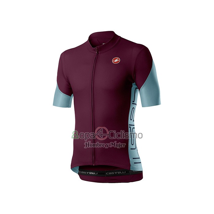 Castelli Ropa Ciclismo Culotte Corto 2021 Hombre Mangas Cortas APagado Violeta