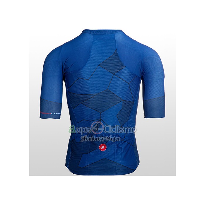 Castelli Ropa Ciclismo Culotte Corto 2021 Hombre Mangas Cortas Azul