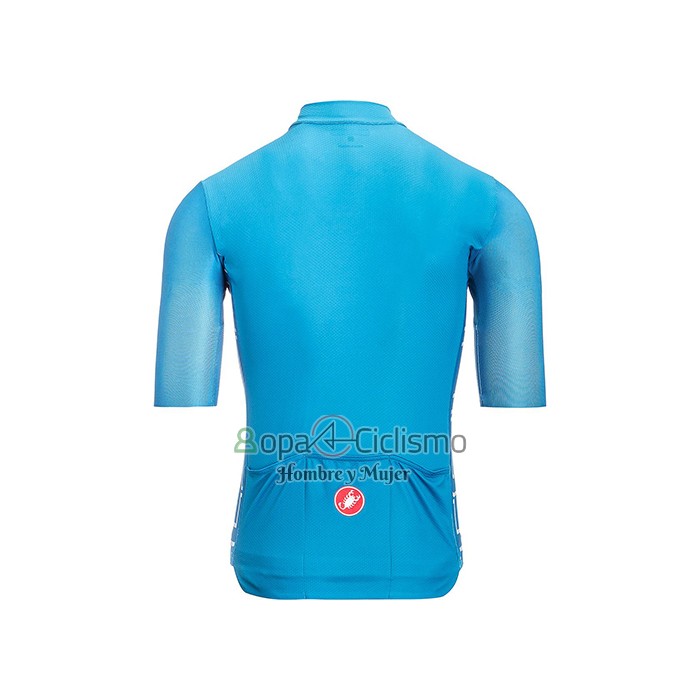 Castelli Ropa Ciclismo Culotte Corto 2021 Hombre Mangas Cortas Azul Claro