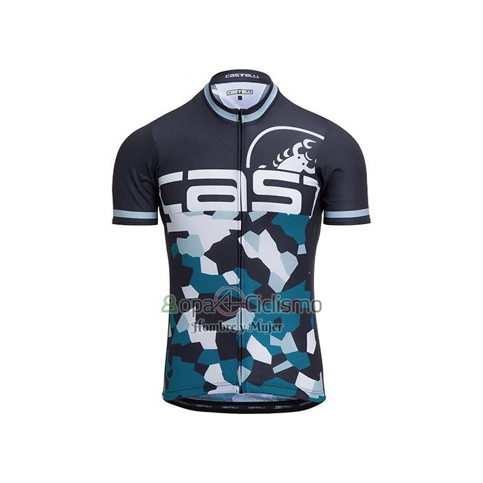Castelli Ropa Ciclismo Culotte Corto 2021 Hombre Mangas Cortas Azul Gris