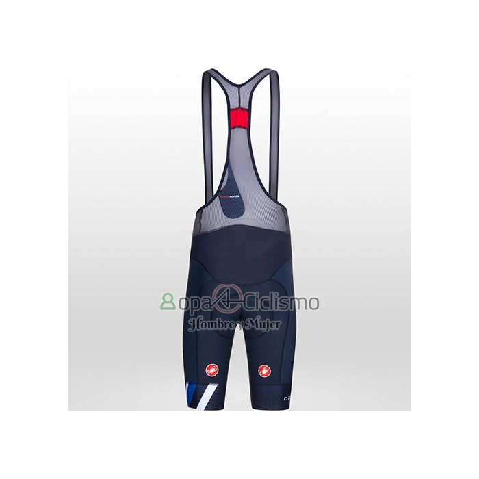 Castelli Ropa Ciclismo Culotte Corto 2021 Hombre Mangas Cortas Azul Negro Blanco