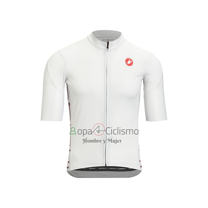 Castelli Ropa Ciclismo Culotte Corto 2021 Hombre Mangas Cortas Blanco