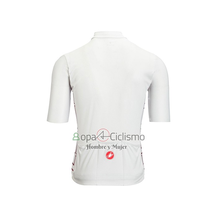 Castelli Ropa Ciclismo Culotte Corto 2021 Hombre Mangas Cortas Blanco