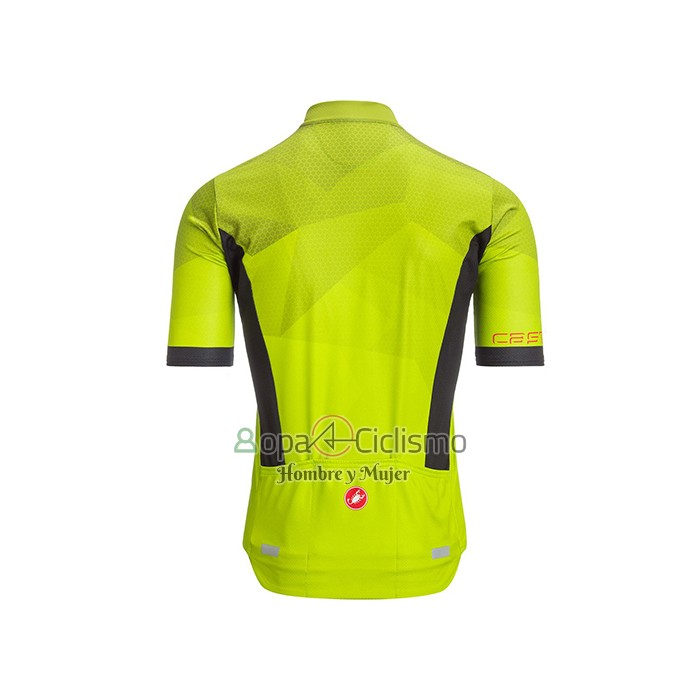 Castelli Ropa Ciclismo Culotte Corto 2021 Hombre Mangas Cortas Brillante AMarillo