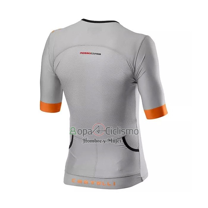 Castelli Ropa Ciclismo Culotte Corto 2021 Hombre Mangas Cortas Gris