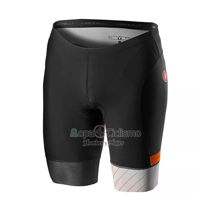 Castelli Ropa Ciclismo Culotte Corto 2021 Hombre Mangas Cortas Gris