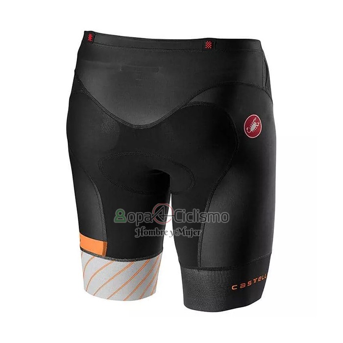 Castelli Ropa Ciclismo Culotte Corto 2021 Hombre Mangas Cortas Gris