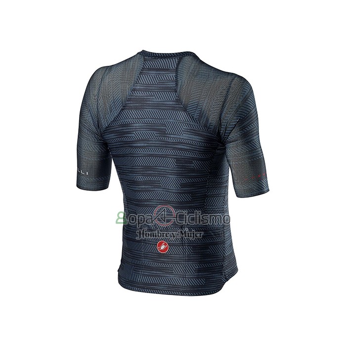 Castelli Ropa Ciclismo Culotte Corto 2021 Hombre Mangas Cortas Gris Azul