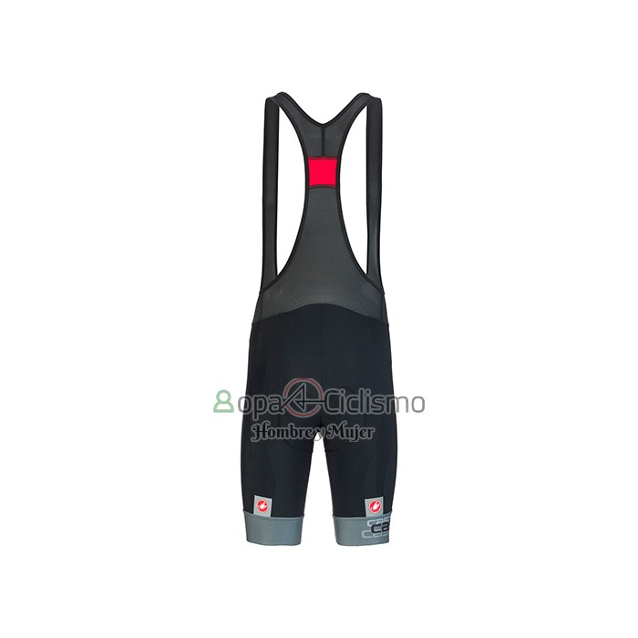 Castelli Ropa Ciclismo Culotte Corto 2021 Hombre Mangas Cortas Gris Azul