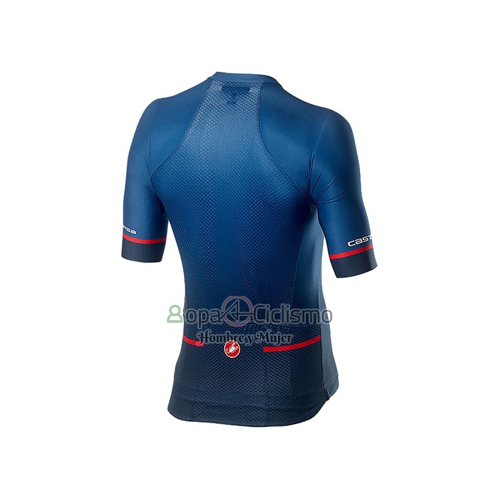 Castelli Ropa Ciclismo Culotte Corto 2021 Hombre Mangas Cortas Profundo Negro Azul