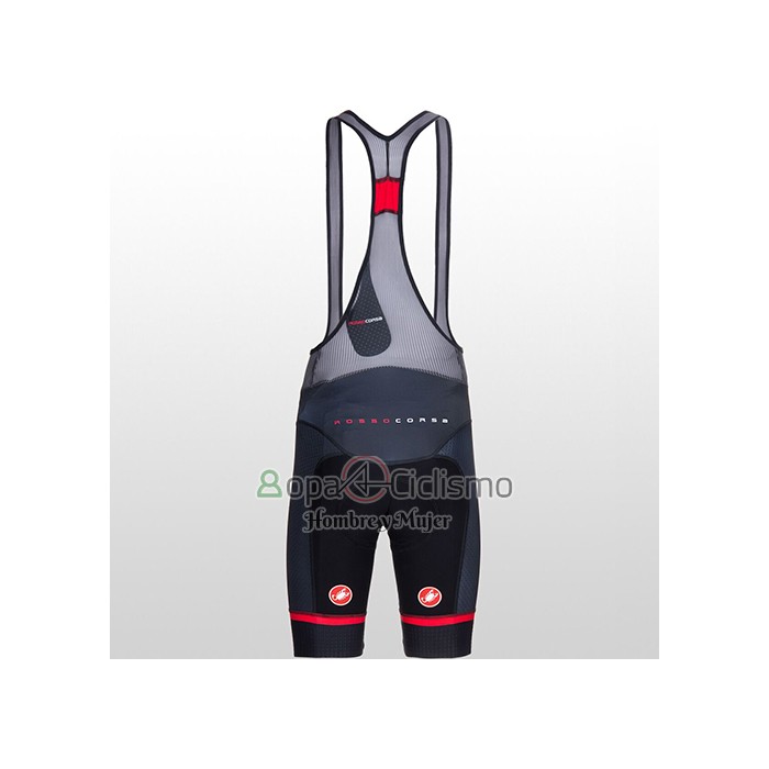 Castelli Ropa Ciclismo Culotte Corto 2021 Hombre Mangas Cortas Rojo Blanco