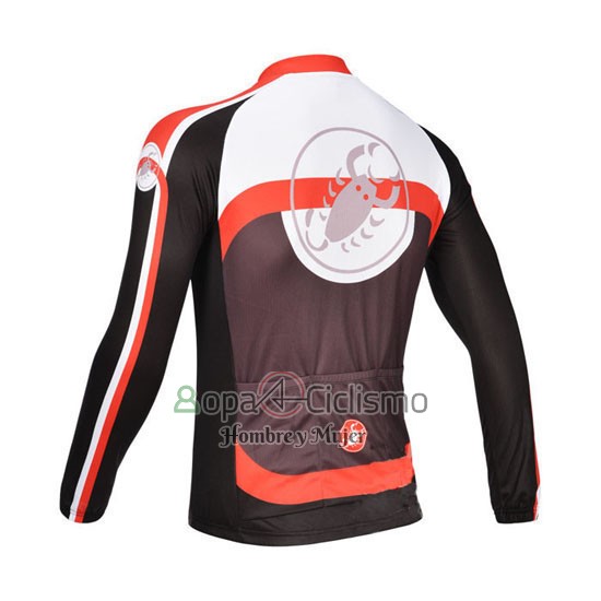 Castelli Ropa Ciclismo Culotte Largo 2013 Hombre Mangas Largas Fucsia