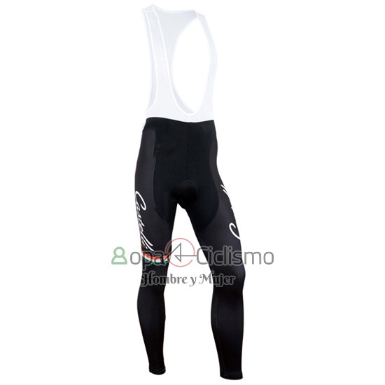 Castelli Ropa Ciclismo Culotte Largo 2014 Hombre Mangas Largas Negro
