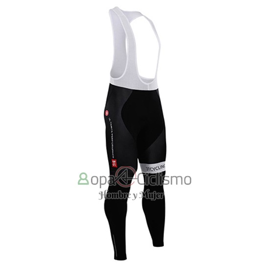 Castelli Ropa Ciclismo Culotte Largo 2015 Hombre Mangas Largas Brillante Negro