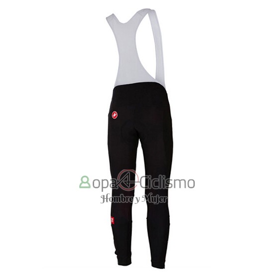 Castelli Ropa Ciclismo Culotte Largo 2017 Hombre Mangas Largas Negro