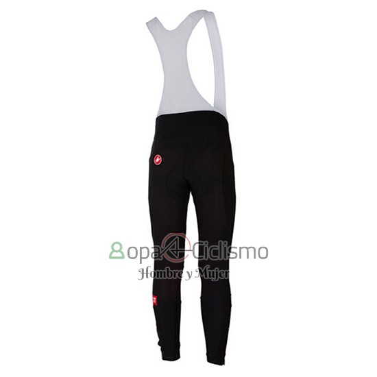 Castelli Ropa Ciclismo Culotte Largo 2017 Hombre Mangas Largas Profundo Negro