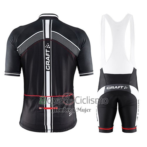 Craft Ropa Ciclismo Culotte Corto 2016 Hombre Mangas Cortas Rojo y Negro