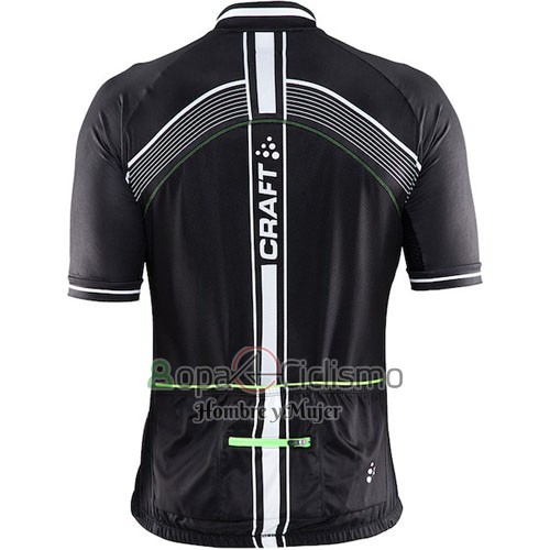 Craft Ropa Ciclismo Culotte Corto 2016 Hombre Mangas Cortas Verde y Negro