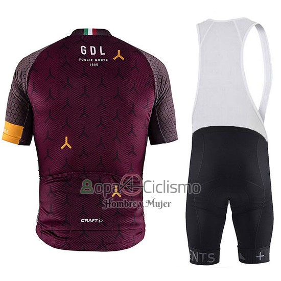 Craft Ropa Ciclismo Culotte Corto 2018 Hombre Mangas Cortas Monument APagado Rojo