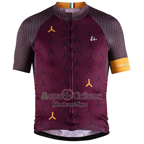 Craft Ropa Ciclismo Culotte Corto 2018 Hombre Mangas Cortas Monument APagado Rojo