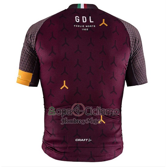 Craft Ropa Ciclismo Culotte Corto 2018 Hombre Mangas Cortas Monument APagado Rojo