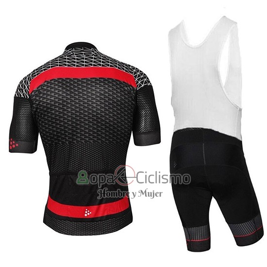 Craft Ropa Ciclismo Culotte Corto 2018 Hombre Mangas Cortas Route Negro Rojo