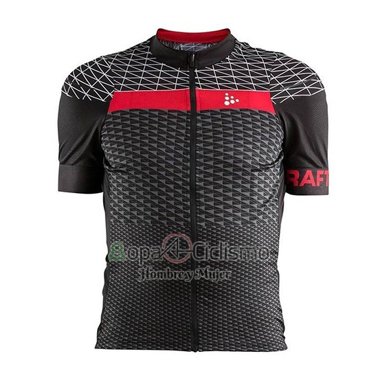 Craft Ropa Ciclismo Culotte Corto 2018 Hombre Mangas Cortas Route Negro Rojo