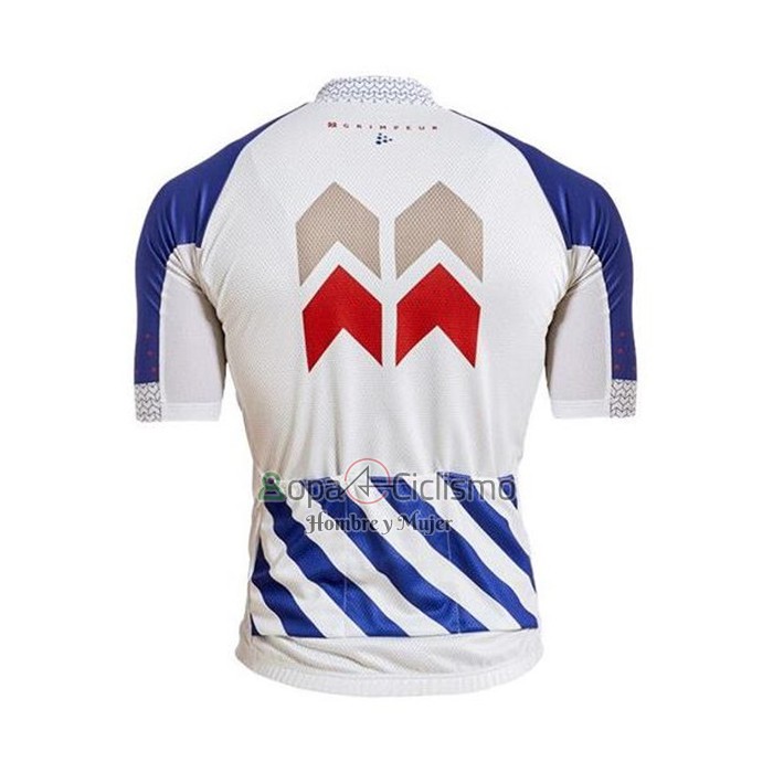 Craft Ropa Ciclismo Culotte Corto 2020 Hombre Mangas Cortas Azul Blanco