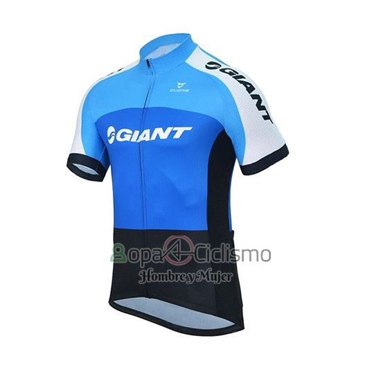 Giant Club Sport Ropa Ciclismo Culotte Corto 2018 Hombre Mangas Cortas Azul y Negro
