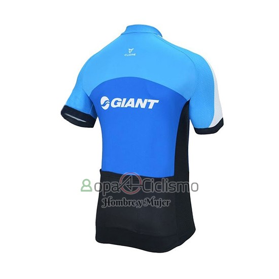 Giant Club Sport Ropa Ciclismo Culotte Corto 2018 Hombre Mangas Cortas Azul y Negro