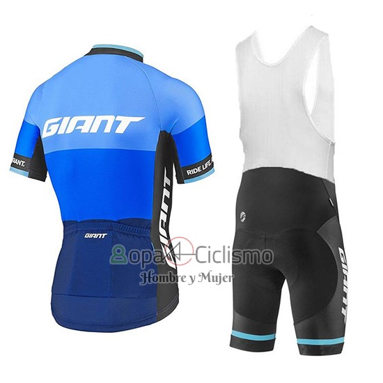 Giant Elevate Ropa Ciclismo Culotte Corto 2018 Hombre Mangas Cortas Azul